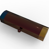 tiny bracelet clasp_ lock  20mm X 5mm - Thumbnail 2