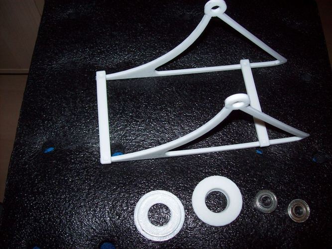 RobotDigg Spool holder with 608ZZ skate bearing inserts 3D Print 48023