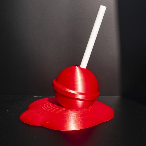 Melting Lollipop. - No Supports 3D Print 480314