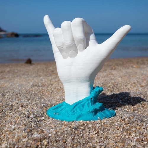 Shaka - surfer hand sign - No supports 3D Print 480340