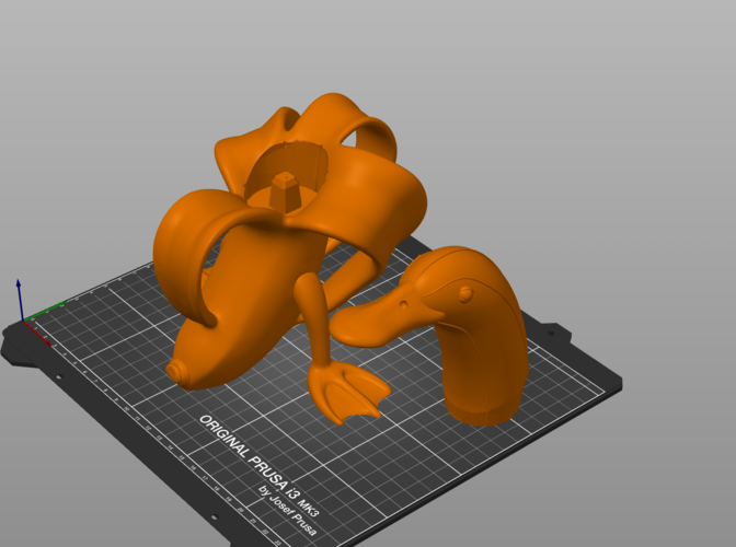 Banana duck 3D Print 480348