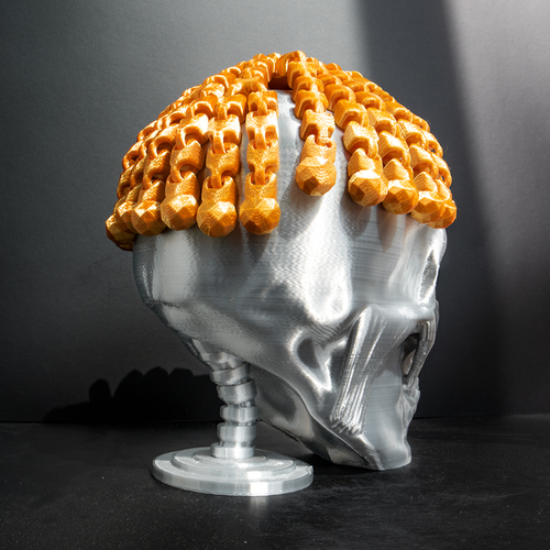 Dread Skull   - No Support 3D Print 480350