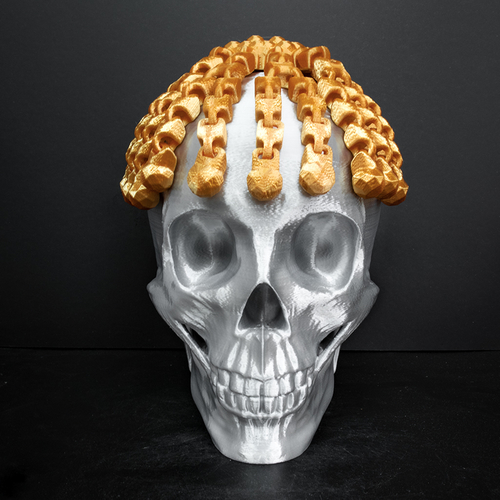 Dread Skull   - No Support 3D Print 480351