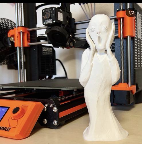 Munch The Scream - NO SUPPORT 3D Print 480361