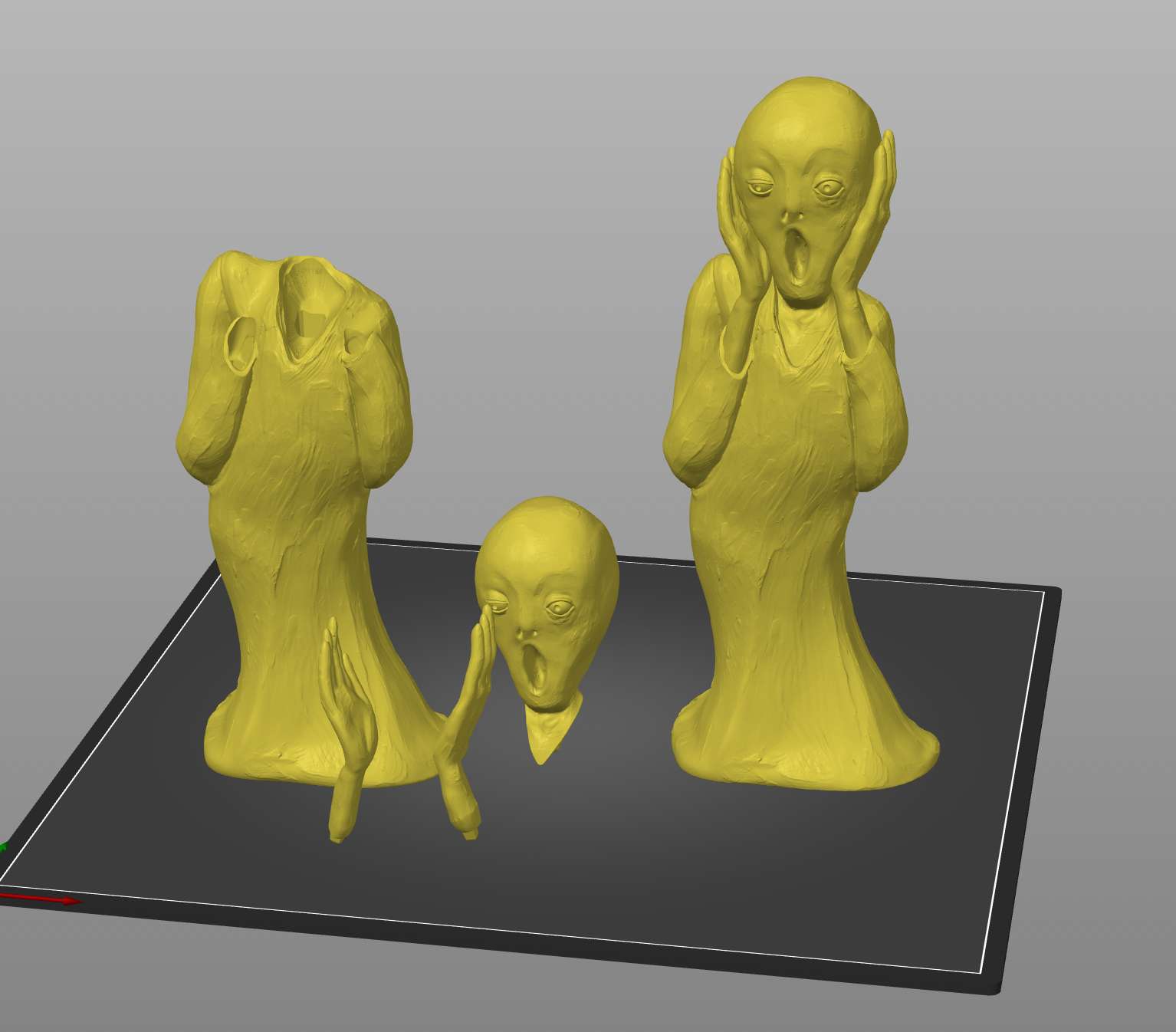 SCP-096 skeleton 3D model 3D printable