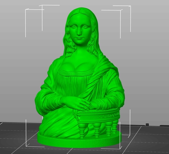 Mona Lisa - ​no support 3D Print 480371