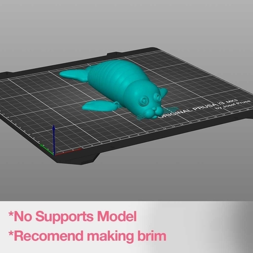 Seal - Flexible - No support 3D Print 480399