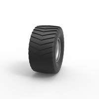 Wheel from Pulling truck 2 Scale 1 to 25 - Thumbnail 3