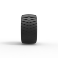 Wheel from Pulling truck 2 Scale 1 to 25 - Thumbnail 4