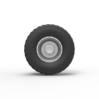 Wheel from Pulling truck 2 Scale 1 to 25 - Thumbnail 5