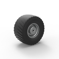 Wheel from Pulling truck 2 Scale 1 to 25 - Thumbnail 8