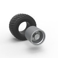 Wheel from Pulling truck 2 Scale 1 to 25 - Thumbnail 10