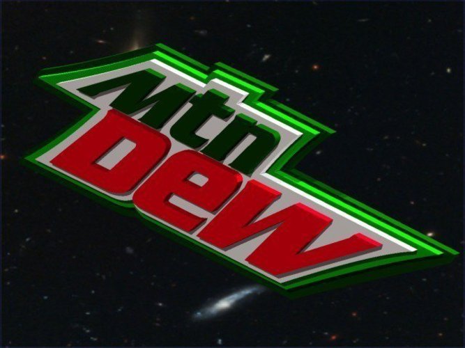 Mountain Dew logo 3D Print 48042