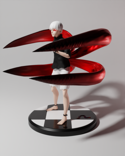 Ken Kaneki 3d printable figure 3D Print 480450