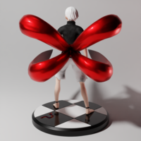 Ken Kaneki 3d printable figure - Thumbnail 5