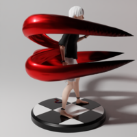Ken Kaneki 3d printable figure - Thumbnail 7