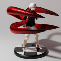 Ken Kaneki 3d printable figure - Thumbnail 8