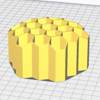 Small Honeycomb pattern pencil pot 3D Printing 480479
