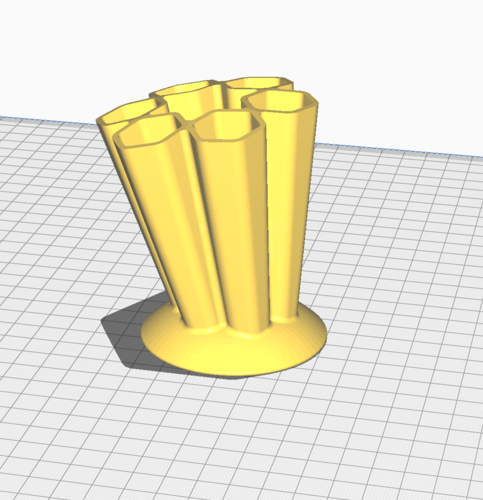 Elegant pencil pot 3D Print 480481
