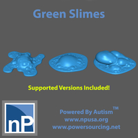 Small Green Slimes / Oozes 3D Printing 480531