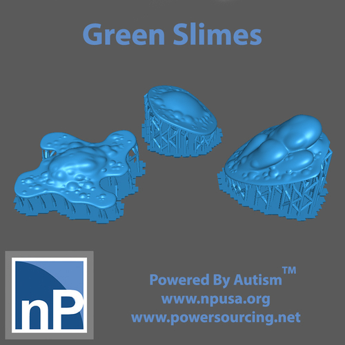 Green Slimes / Oozes 3D Print 480532