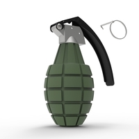 Small grenade 3D Printing 480568