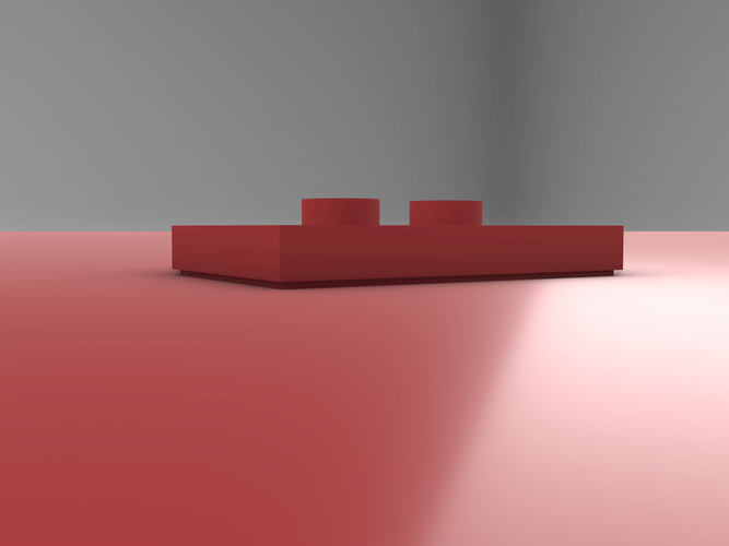 LEGO Jumper Plate 2X3 with 2 Knobs