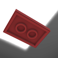 LEGO Jumper Plate 2X3 with 2 Knobs - Thumbnail 3