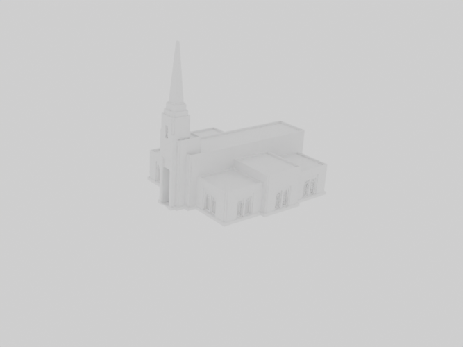 Abidjan Temple LDS 3D Print 480721