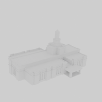 Small Adellaide Australia Temple LDS 3D Printing 480723