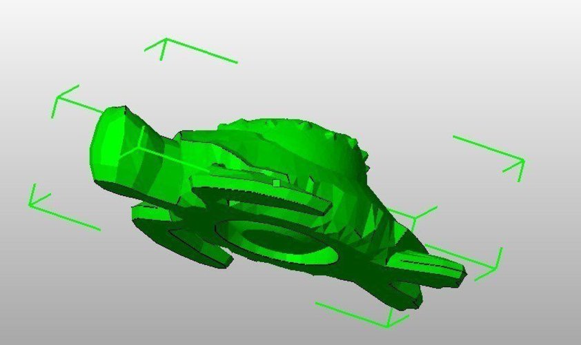 TORTON Starship 3D Print 48087