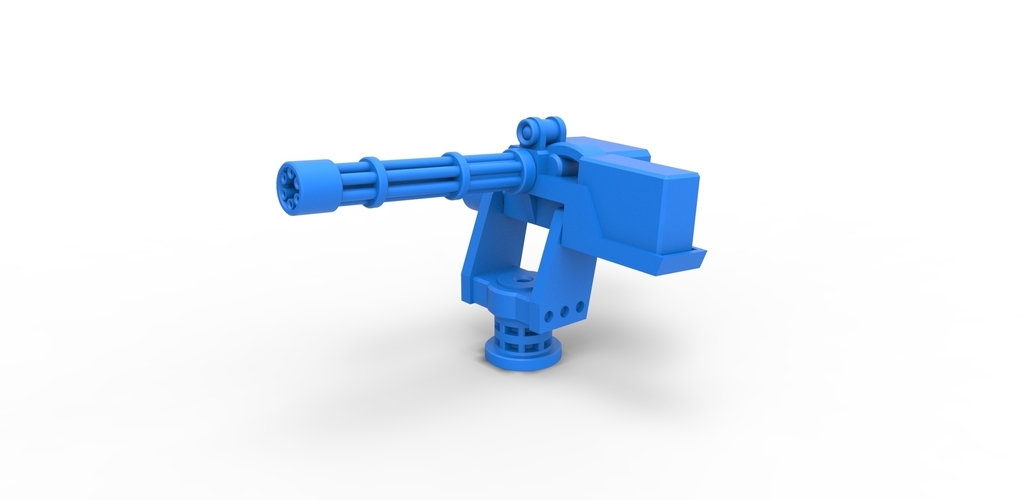 Machine gun turret Scale 1:25 3D Print 480883