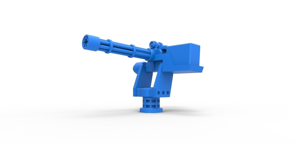 Machine gun turret Scale 1:25 3D Print 480884