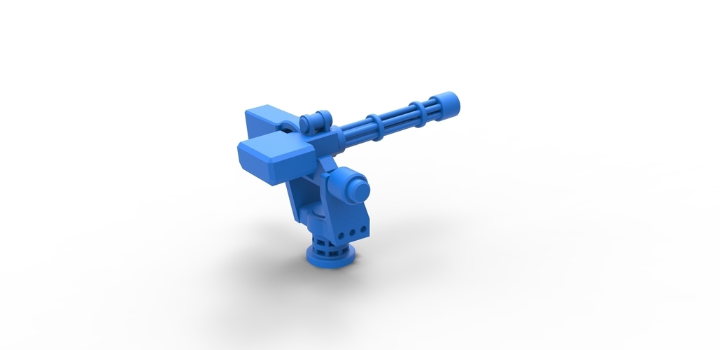 Machine gun turret Scale 1:25 3D Print 480895