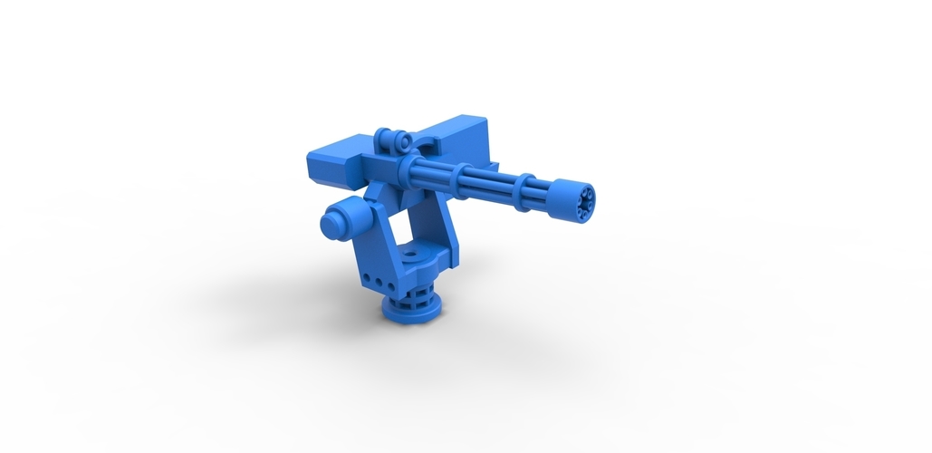 Machine gun turret Scale 1:25 3D Print 480896