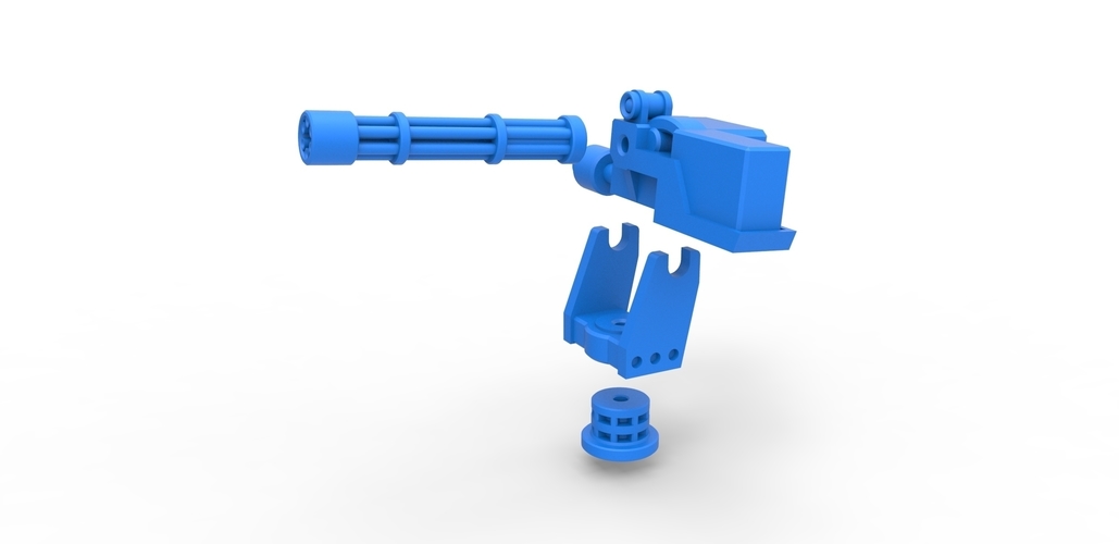 Machine gun turret Scale 1:25 3D Print 480897