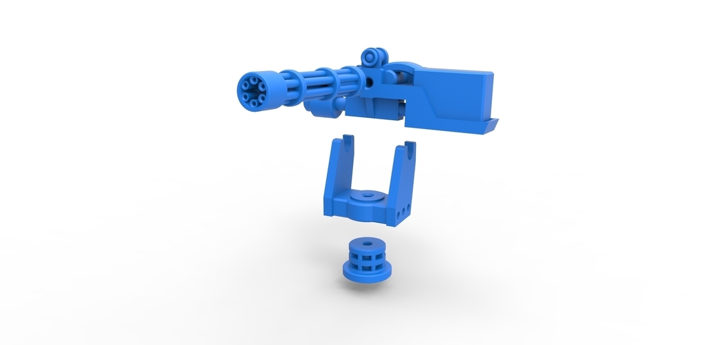 Machine gun turret Scale 1:25 3D Print 480899