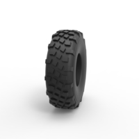 Military truck tire 7 Scale 1:25 - Thumbnail 3