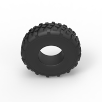 Military truck tire 7 Scale 1:25 - Thumbnail 6