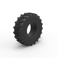 Military truck tire 8 Scale 1:25 - Thumbnail 2