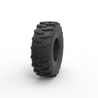 Military truck tire 8 Scale 1:25 - Thumbnail 3