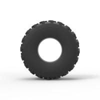 Military truck tire 8 Scale 1:25 - Thumbnail 5