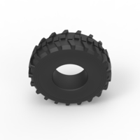 Military truck tire 8 Scale 1:25 - Thumbnail 6