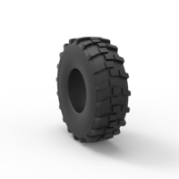 Military truck tire 8 Scale 1:25 - Thumbnail 8