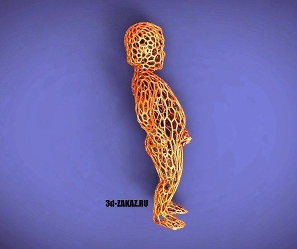 Manneken Pis style Voronoi 3D Print 48094