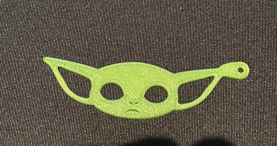 BABY YODA GROGU KEYCHAIN 3D Print 480996