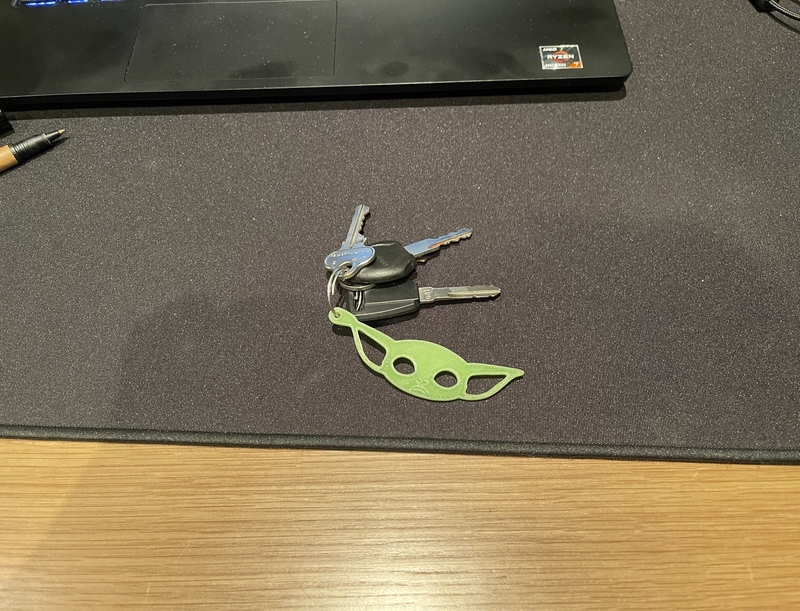 BABY YODA GROGU KEYCHAIN