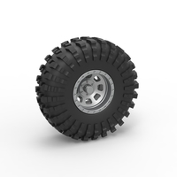 Small Wheel of Rock bouncer Scale 1:25 3D Printing 481033