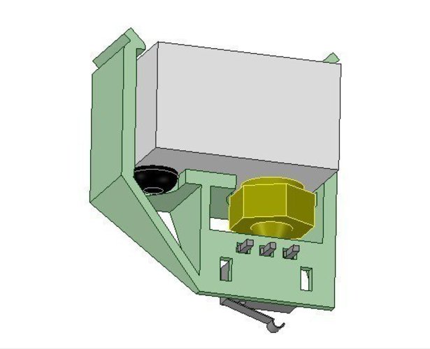 E3D Heater Block Micro Z-Probe 3D Print 48105