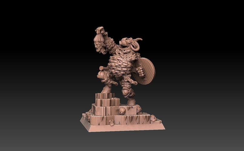 Undead Beastmen Light Swordsmen 3D Print 481051